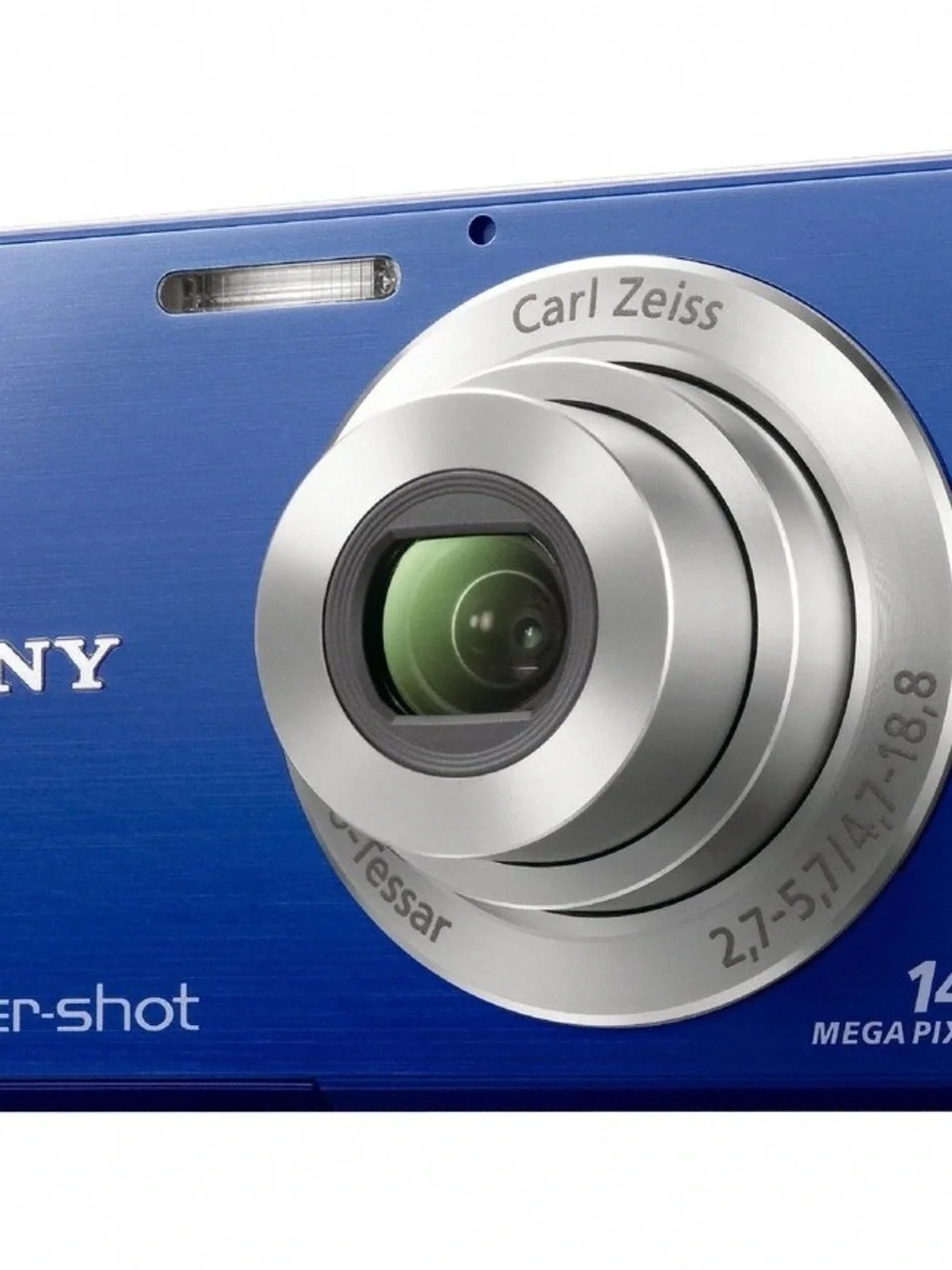 Sony Cyber-shot DSC-W330 14.1MP Digital Camera (Blue) + Battery + 4GB SD card